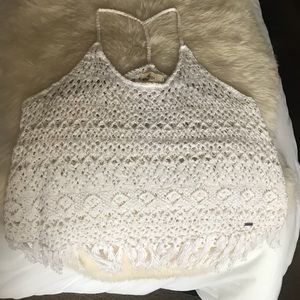 White Spaghetti Strap Sweater